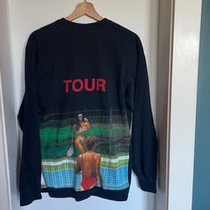 ** VINTAGE** Kanye West Saint Pablo Tour "Kim Tennis" Long Sleeve Tee